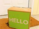 Box on door step