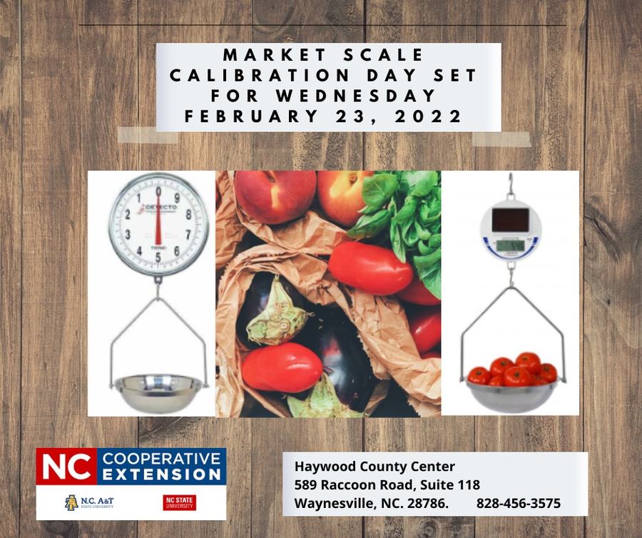 Scales and vegetables