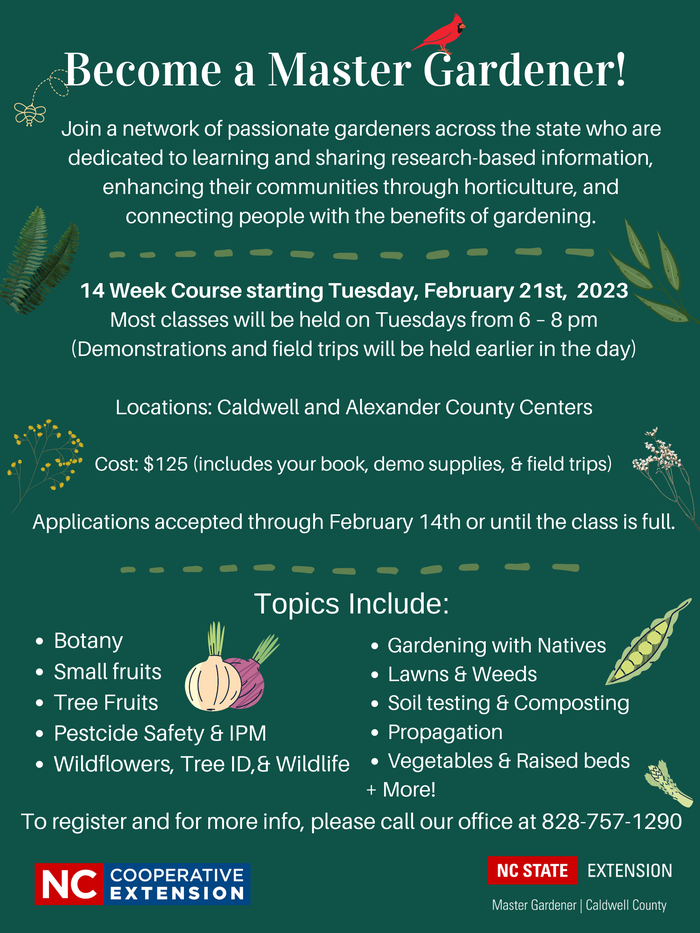 2023 Master Gardener Flyer