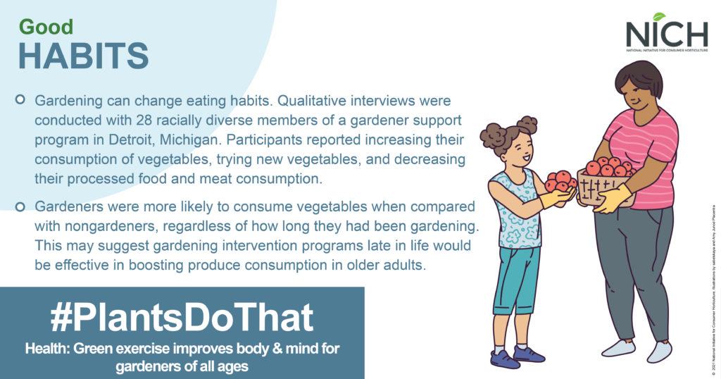 Health benefits of gardening