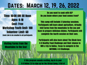 Flier describing online Farm to Fork Camp.