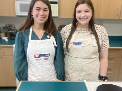 interns. left Sarah Burton. Right Abbey Manley