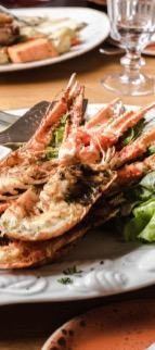 serving platter with food