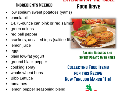 Extension At The Table Food Drive