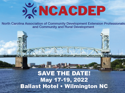 Save the date, may 17-19, Wilmington NC