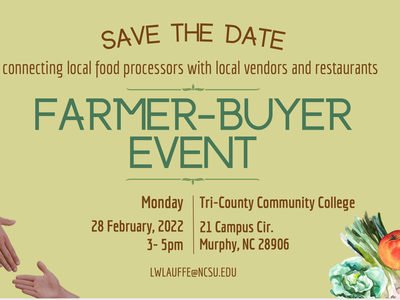 Farmer-Buyer event poster