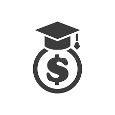 graduation cap with dollar sign