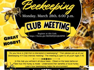 Beekeeping Club Interest Meeting