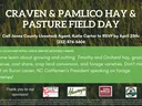 Craven & Pamlico Hay & Pasture Field Day flyer; RSVP Katie Carter (252) 876-5606