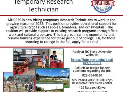 Hiring Temp technician