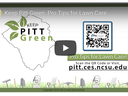 Keep Pitt Green: Pro Tips for Lawn Care title card with QR code and URL pitt.ces.ncsu.edu