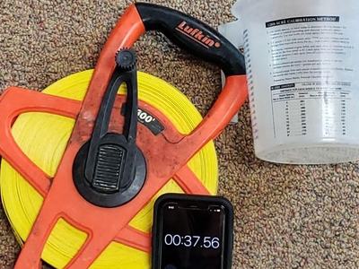 measuring cup, tape measure. etc.