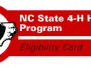NC 4-H Horse Program Eligibility Card