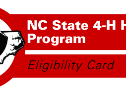 NC 4-H Horse Program Eligibility Card