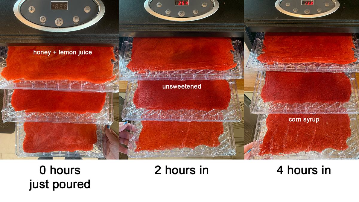 Dehydrating time lapse