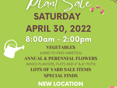 plant sale flyer