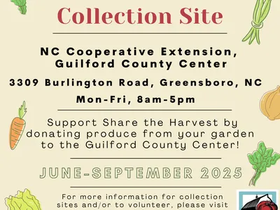 Share the Harvest Collection Donate produce from your garden to Share The Harvest, an organization made of volunteers to serve community needs. Share the Harvest collects fresh produce from local farmers and gardens and distributes the produce to communit