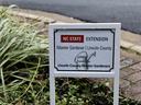 NC STATE EXTENSION sign reading "Master Gardener | Lincoln County."