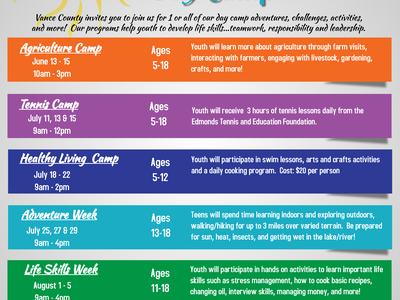 2022 Summer Fun Day Camps