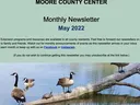 Cover of the Moore County newsletter – May 2022
