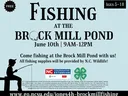come fishing at the brock mill pond with us! All fishing supplies provided by NC Wildlife! FREE!