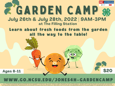 Learn about fresh foods from the garden all the way to the table!