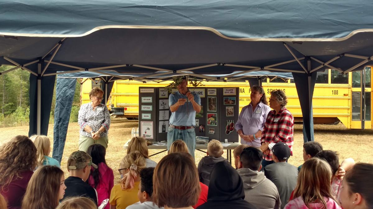 Master Gardeners of McDowell County teaching youth