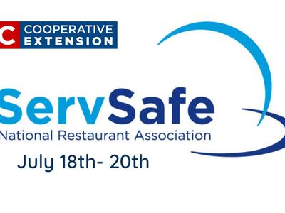ServSafe logo with dates of class