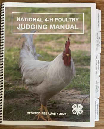 National 4-H Poultry Judging Manual Photo