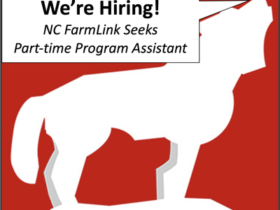 "We're Hiring! NC FarmLink seeks Part-time Program Assistant"