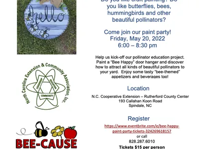 Flyer for Bee Happy