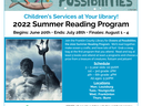 Oceans of Possibilities Reading Program flier
