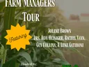 Blackland Farm Managers Tour poster — August 3, 2022; Registration 7:00 am, Presentations 8:00 am