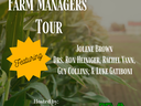 Blackland Farm Managers Tour poster — August 3, 2022; Registration 7:00 am, Presentations 8:00 am