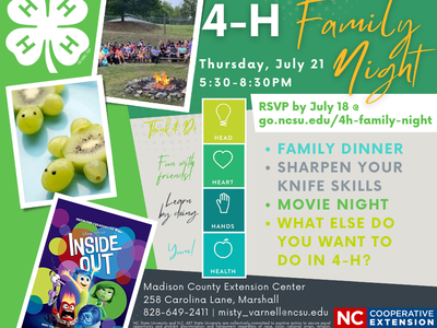 family night flyer