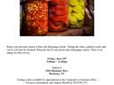 Bring your pressure canner to have the dial-gauge tested.  During the clinic, gaskets (seals) and valves will also be checked. Bring the lid of your presto-type dial-gauge canner. There is no charge for this service.