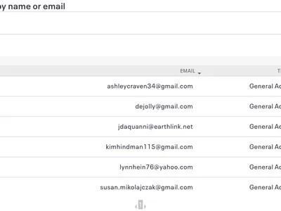 Eventbrite check-in page