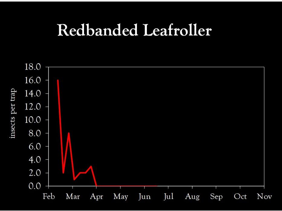 Chart showing insect population trends