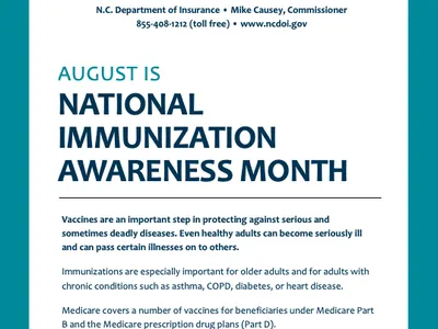 National Immunization Awareness Month Flyer