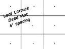 Leaf Lettuce Seed Mat