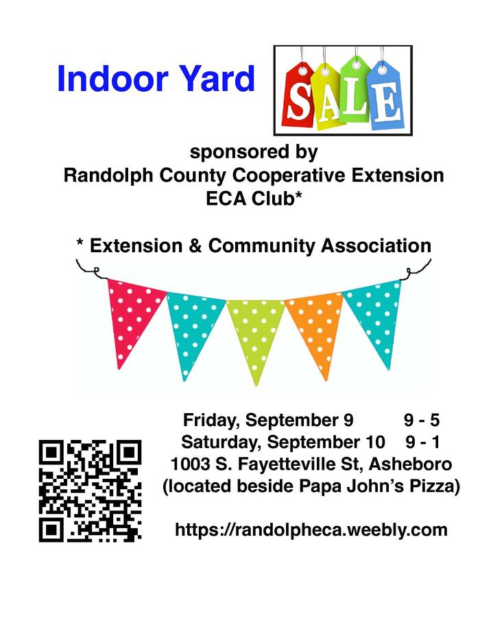 sale date of the yard sale