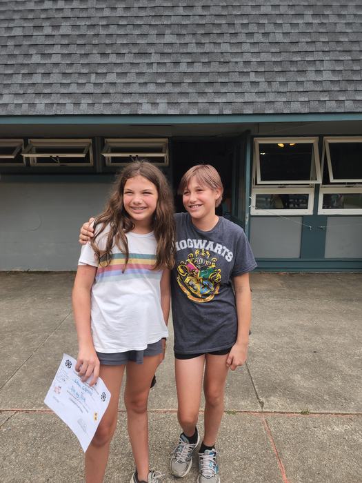 Friends at camp