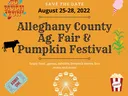 Save the Date, August 25-28, 2022. Alleghany County Ag. Fair & Pumpkin Festival. Enjoy Food, games, exhibits, livestock shows, live music and more!
