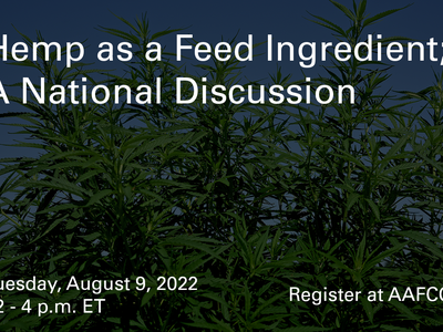 hemp as a feed ingredient webinar banner