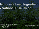 hemp as a feed ingredient webinar banner