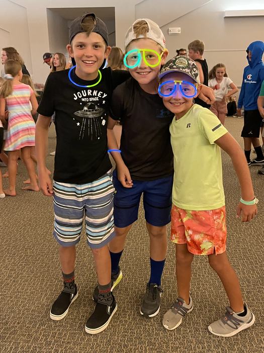 Campers at the dance