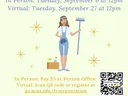 "CUT THE CLUTTER" workshop, In Person Sept 6 12pm; Virtual Sept 27 12pm