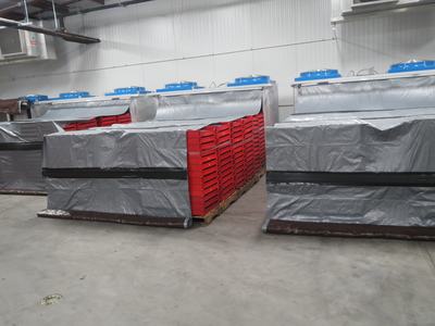 A cold storage facility.