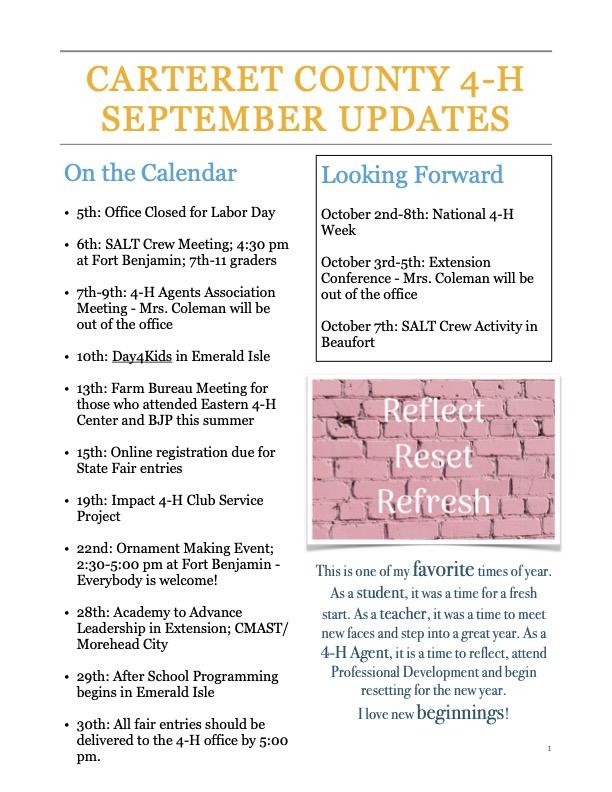 September Updates - page 1