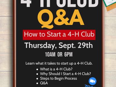 4-H Club Q&A